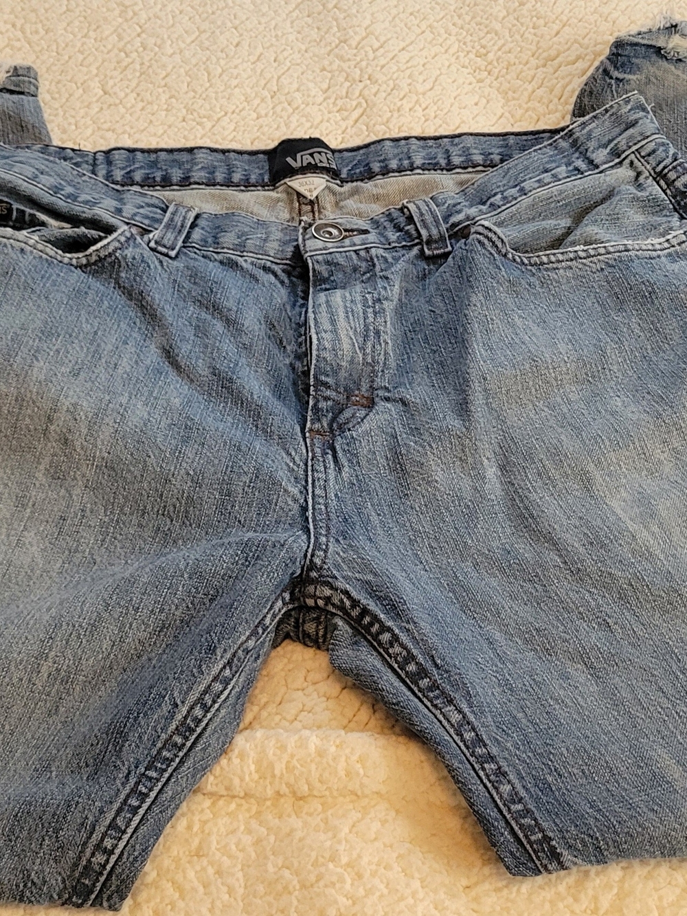 Vans Men's Blue Denim Jeans 36x32